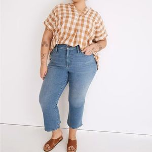 NWT MADEWELL Cali-Demi BootJeans PLUS